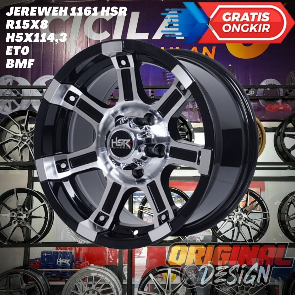 Velg Mobil Ring 15 HSR JEREWEH R15 Untuk XPANDER , INNOVA , ESCAPE , KUDA