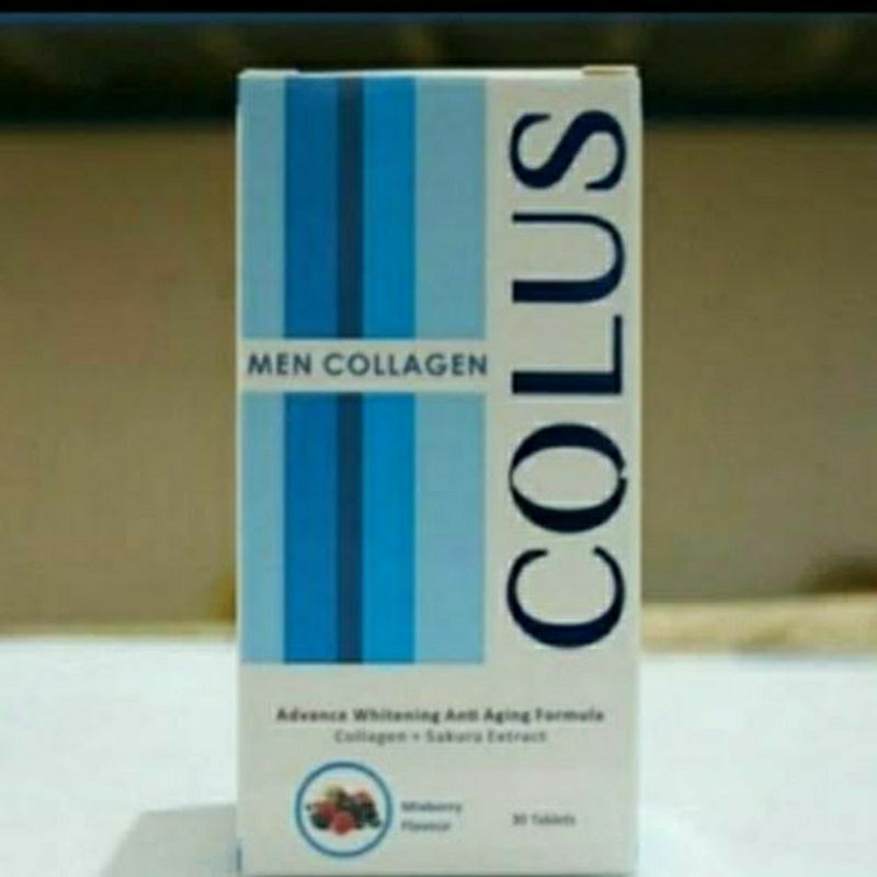 COLUS MEN COLLAGEN Original Pemutih Kulit Pria Aman COLUS MEN COLLAGEN Asli
