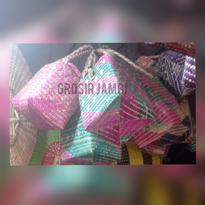 Tas melayat tas pandan tas anyaman pandan tas kampia tas kerajinan tas home industri tas jadul tas v