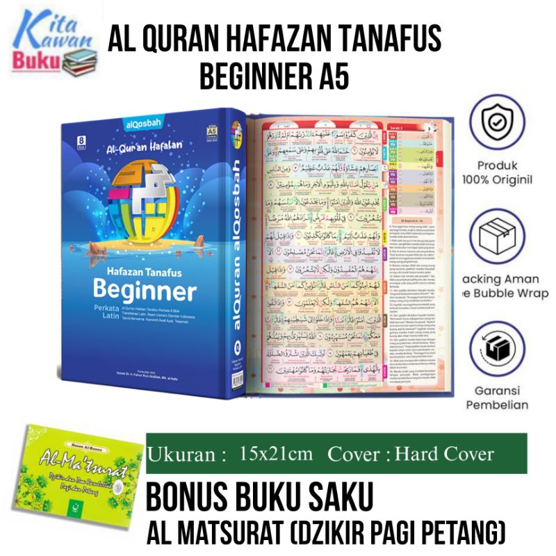 Al Quran Hafazan Tanafus Beginner Perkata Latin A5