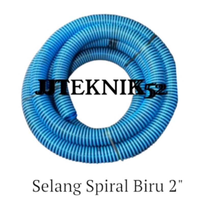 SELANG HISAP ISAP SPIRAL BIRU 2" INCH