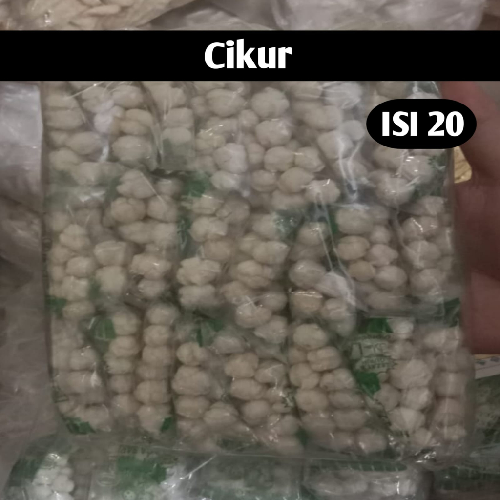 

Cikur Topping Baso Aci 20 pcs / pilus renyah