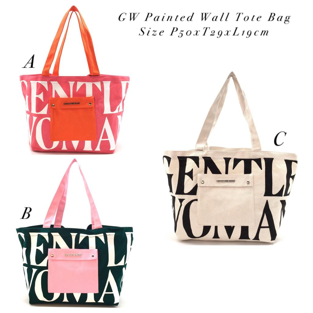 GW Painted Wall Tote Bag