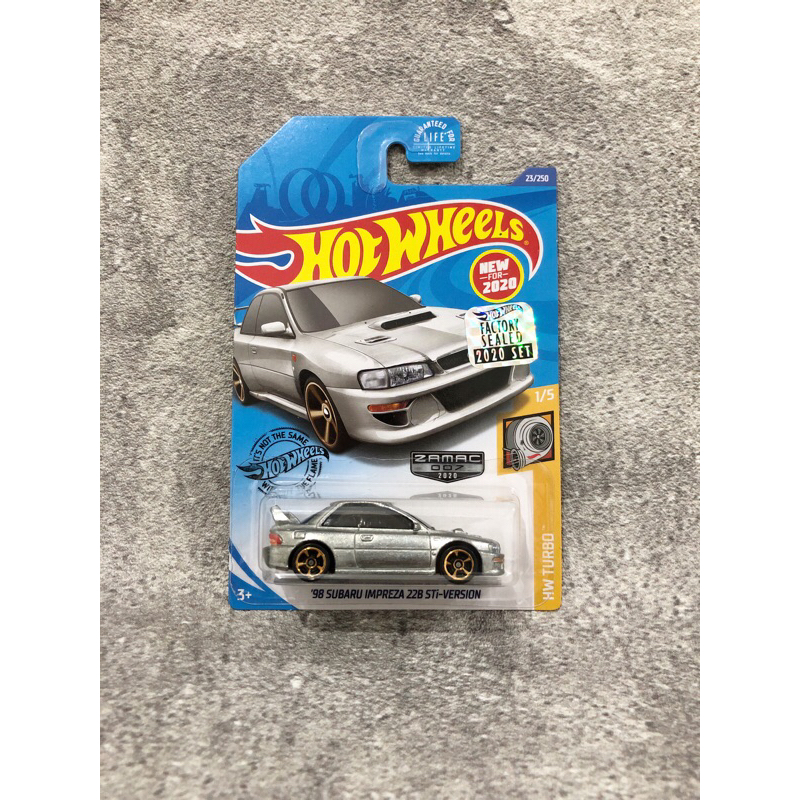 Hot Wheels ‘98 Subaru Impreza 22B STi-Version Zamac Factory Sealed FS (HW Turbo 2020)