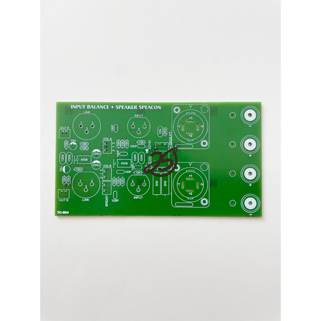 PCB INPUT BALANCE PA1400 PANEL BELAKANG PANEL PA 1400 PCB BELAKANG PA1400