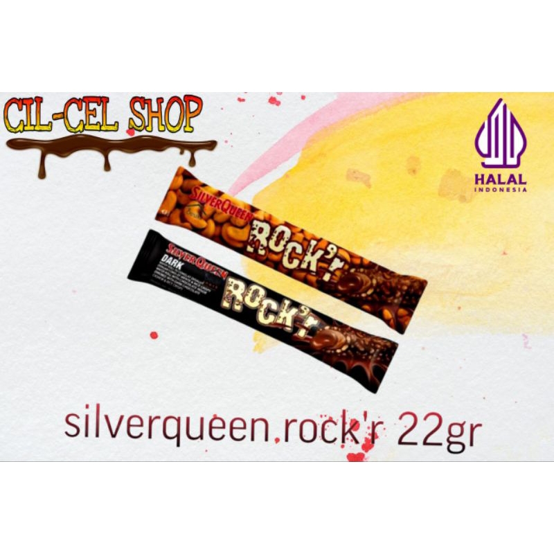 

SILVERQUEEN ROCK'R 22GR MILK & DARK BOK/24PCS