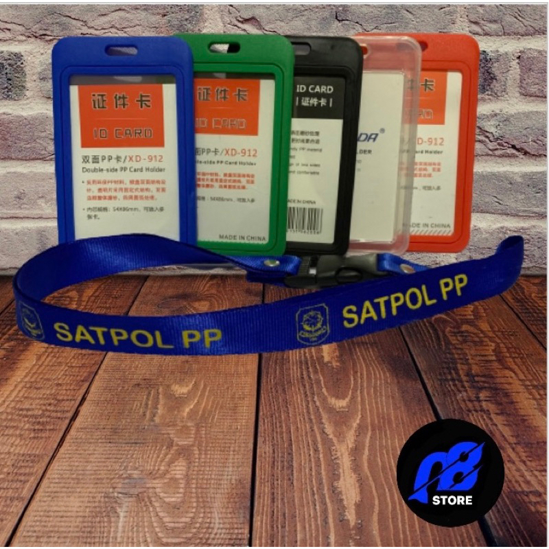 

TEMPAT ID CARD HOLDER SATPOL PP ID CARD HOLDER POL PP +LANYARD