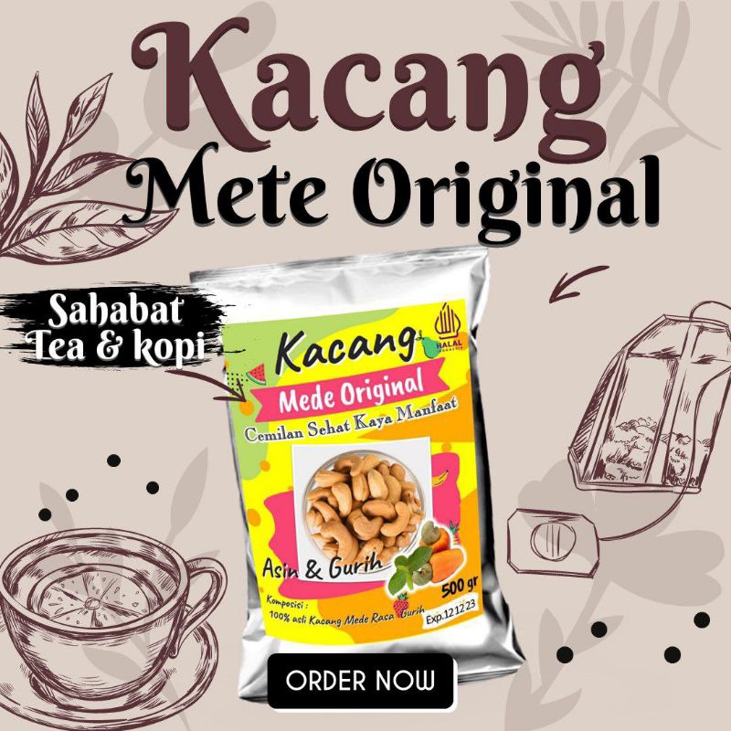 

Kacang Mede Original || Kemasan 500 Gram
