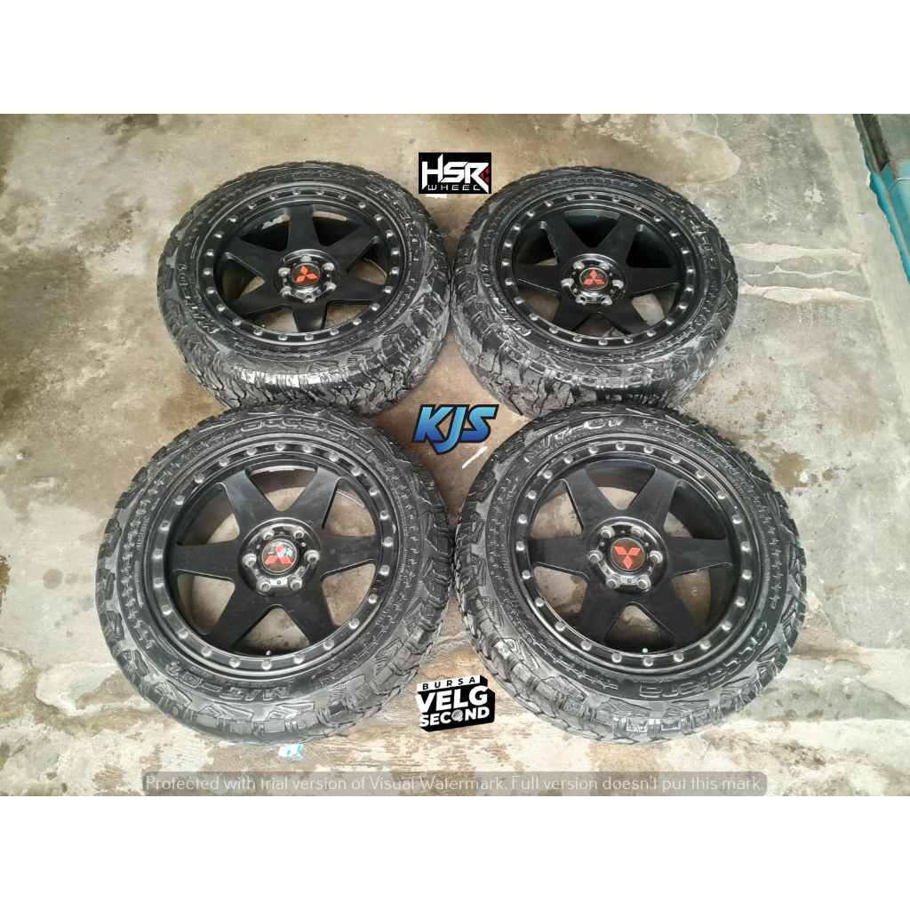 VELG SEKEN  MODEL KAYONG WL152MET01 HSR R20X9 H6X139,7 ET18 SMB + BAN BONUS