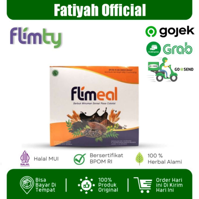 

FLIMEAL (MEAL REPLACEMENT) - 1 BOX (ISI 12 SACHET) - COKLAT VEGAN