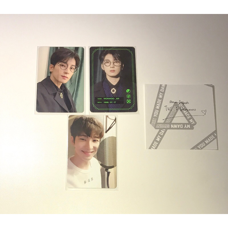 WTS WONWOO POTTER BUNDLE WONWOO SEMICOLON
