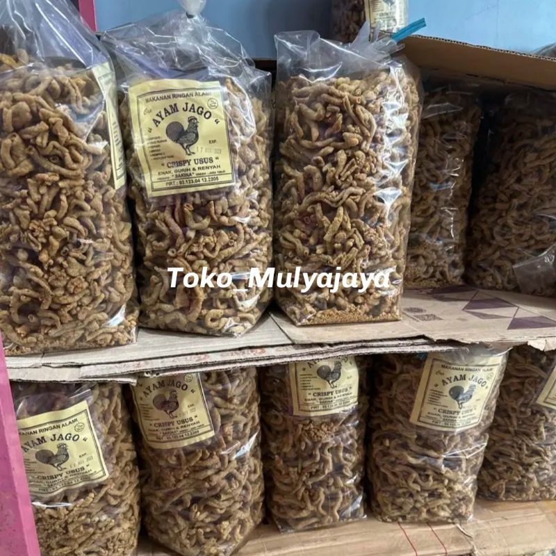 

COD - USUS KRISPI CAP AYAM JAGO 1KG | USUS KRISPI ORIGINAL | KRIPIK USUS PREMIUM | USUS KRISPI GURIH | USUS KRISPY HALAL | USUS CRISPY | USUS RENYAH SEHAT | CAMILAN ENAK |