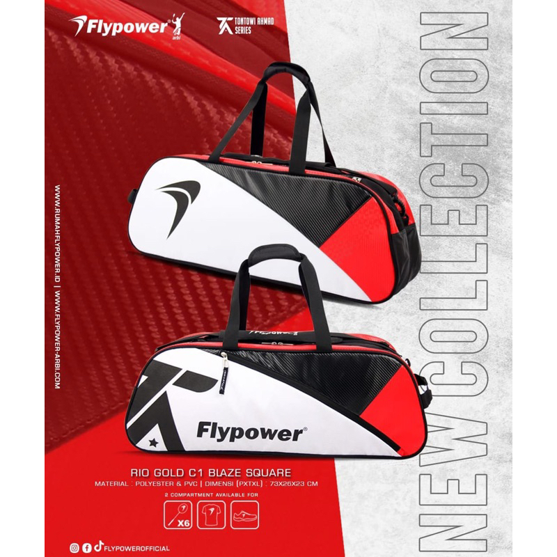 FLYPOWER RIO GOLD C1 BLAZE SQUARE 2 zipper
