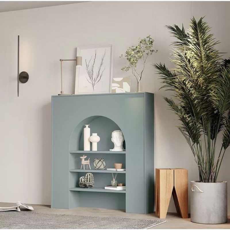 Rak perapian fireplace aesthetic 100x75x15cm free packing kayu