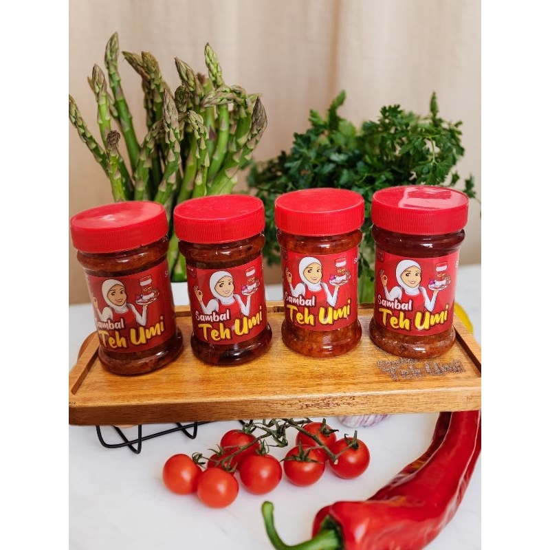 

sambal paket 4varian rasa teh umi
