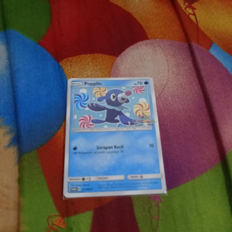 Kartu Pokemon Indonesia - Popplio Promo Toys Kingdom