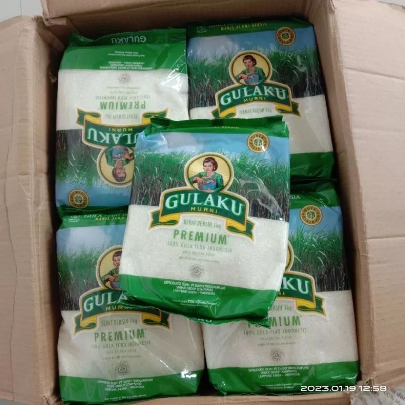 

PROMO !!! gulaku kemasan hijau berat 1kg