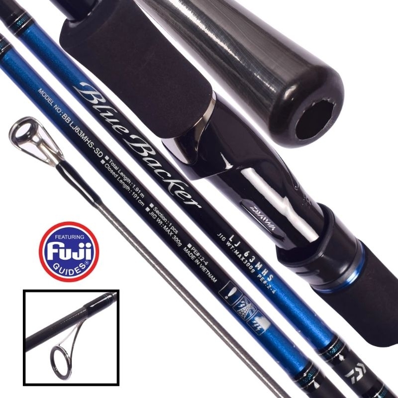 Rod DAIWA BLUE BACKER LJ | 1 Section | Pilih Ukuran