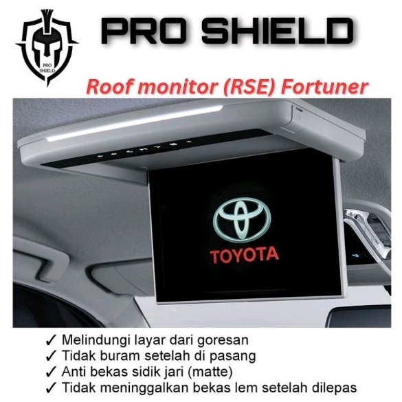 Anti Gores Roof Monitor Toyota Fortuner Facelift 2021 - 2024