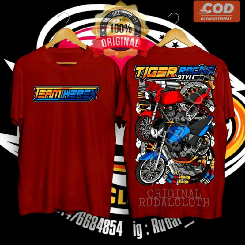 Kaos Tiger / Herex Tiger / kaos Herex/ tiger herex / cod / original