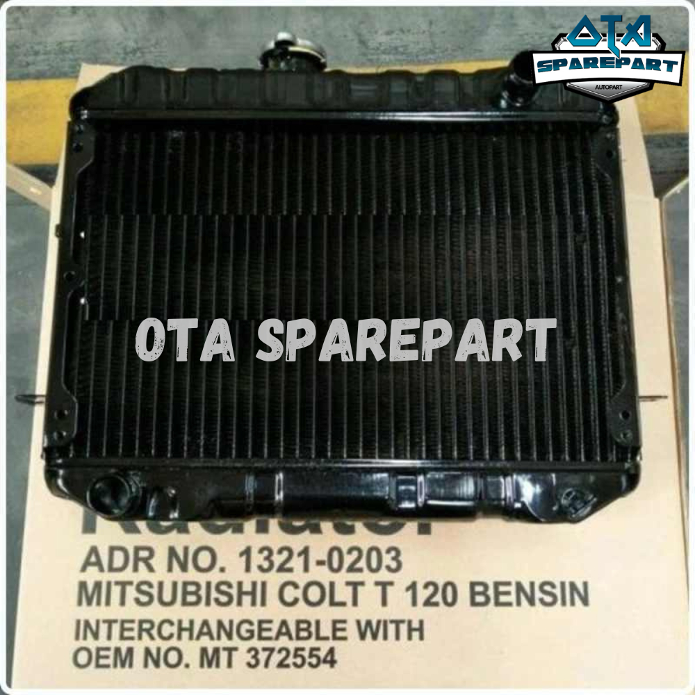 Radiator Mitsubishi Clot T 120 Bensin Besi Kuningan
