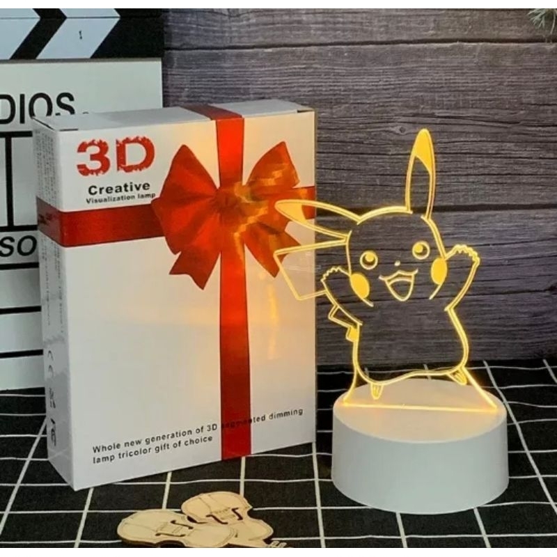 Lampu Hias LED 3D / Lampu Tidur Hias Dimensi