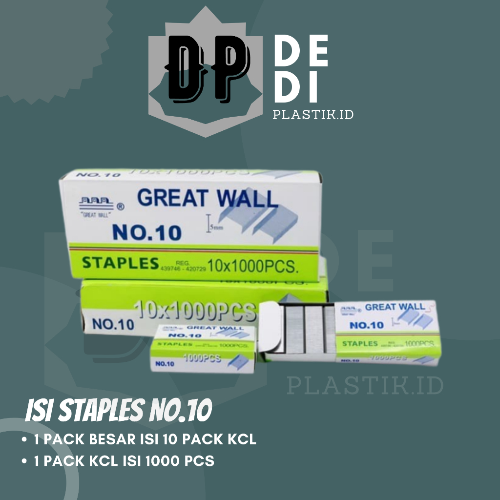 

Isi Staples Murah / Isi stapler / isi staples Greet Wall / Isi Staples Debozz n0.10