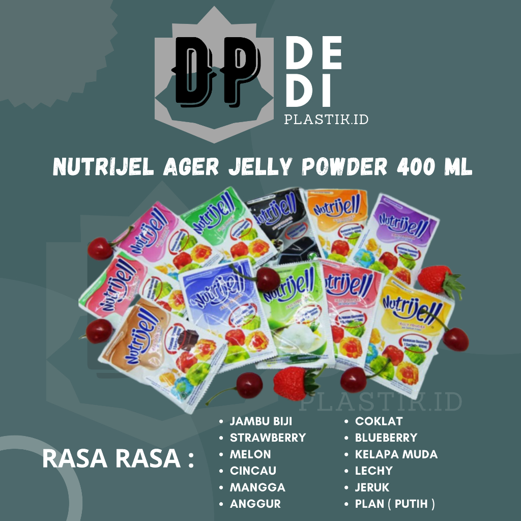 

Nutrijell - Jelly Powder Kemasan Ekonomis / Agar-agar Instan 10g