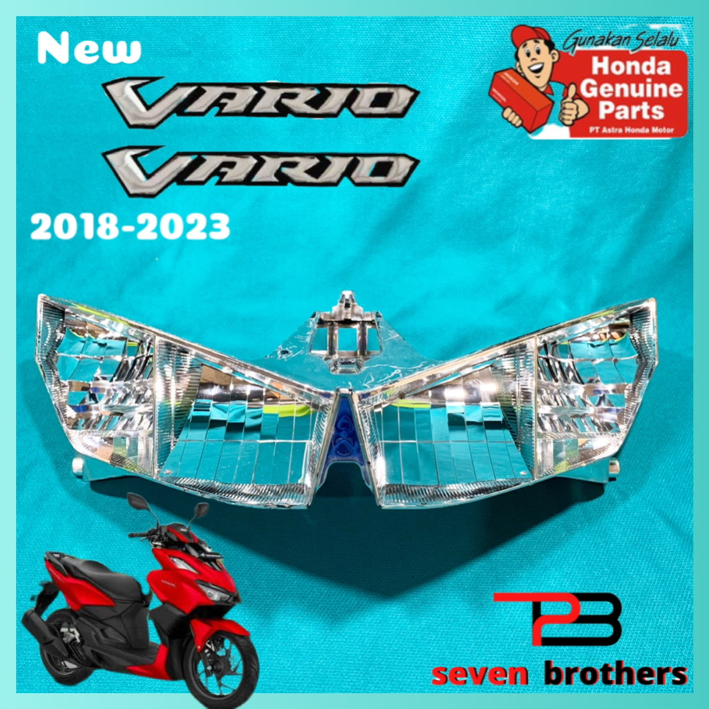 ￼REFLEKTOR lampu depan New Vario 150 125 2018-2023 reflektor chroom vario original