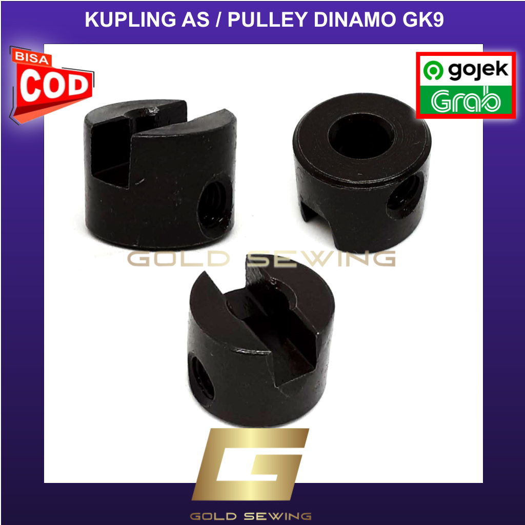 Pulley Dinamo / Kupling As Mesin Jahit Karung GK9 GK9-2 Flyingman - GOLD