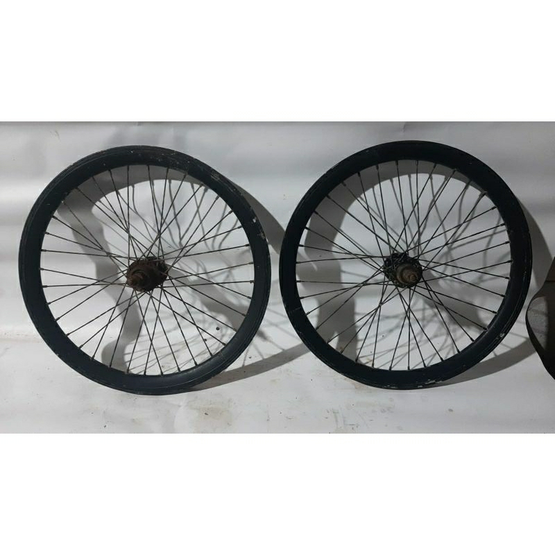 VELG SEPEDA R20 CAKRAM SEKEN BEKAS LAYAK PAKAI , 6 Speed , Cakram Dan lain lain
