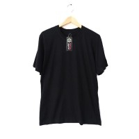 kaos hitam polos catton combed 24s