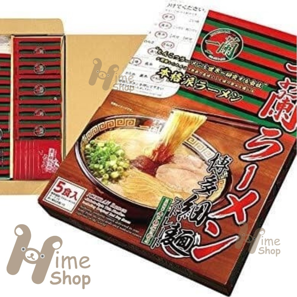 

Ichiran Ramen Porsi Mie Lurus 5 Porsi No 1 Jepang non HALAL Original Japan Jepang