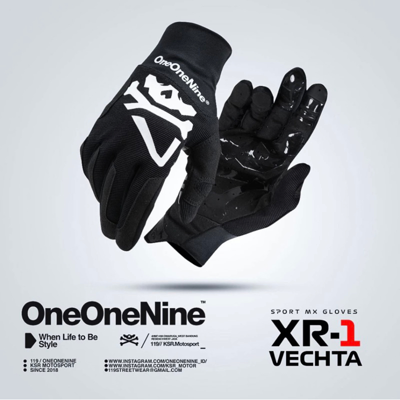GLOVE XR1 VECHTA BLACK SERIES | KSR ONEONENINE
