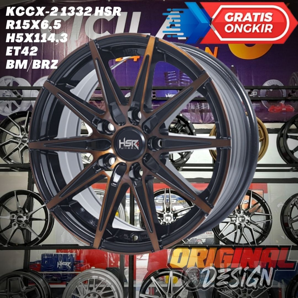 Velg Mobil Ring 15 HSR KCCX-2 R15 Untuk Xpander , Innova , Ertiga , Luxio