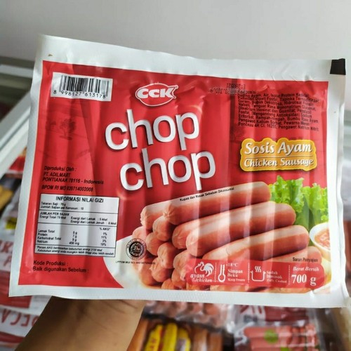 

CHOP CHOP SOSIS AYAM 700GR ISI 30PC