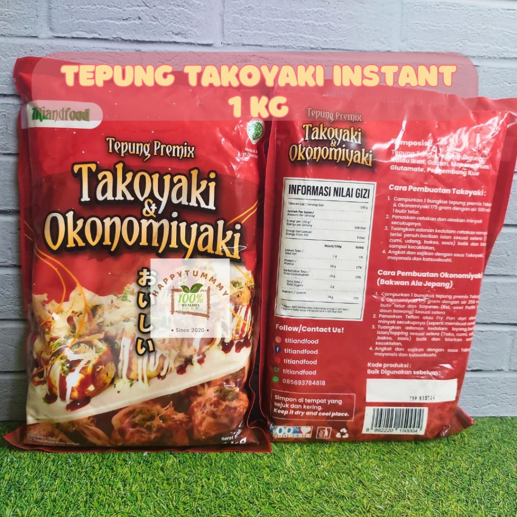 

HPT - TEPUNG PREMIX TAKOYAKI DAN OKONOMIYAKI 1 KILOGRAM