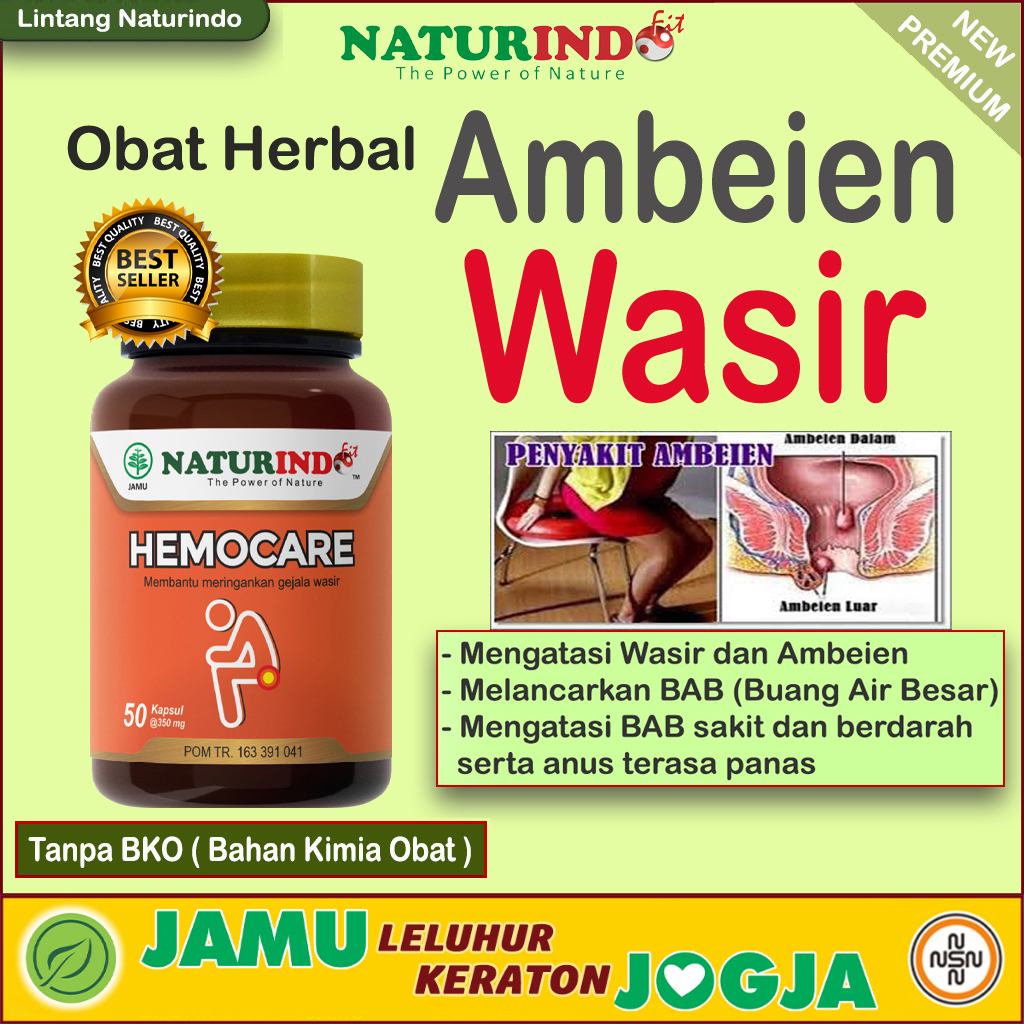 Herbal Obat Wasir Ambeien Hemocare Naturindo