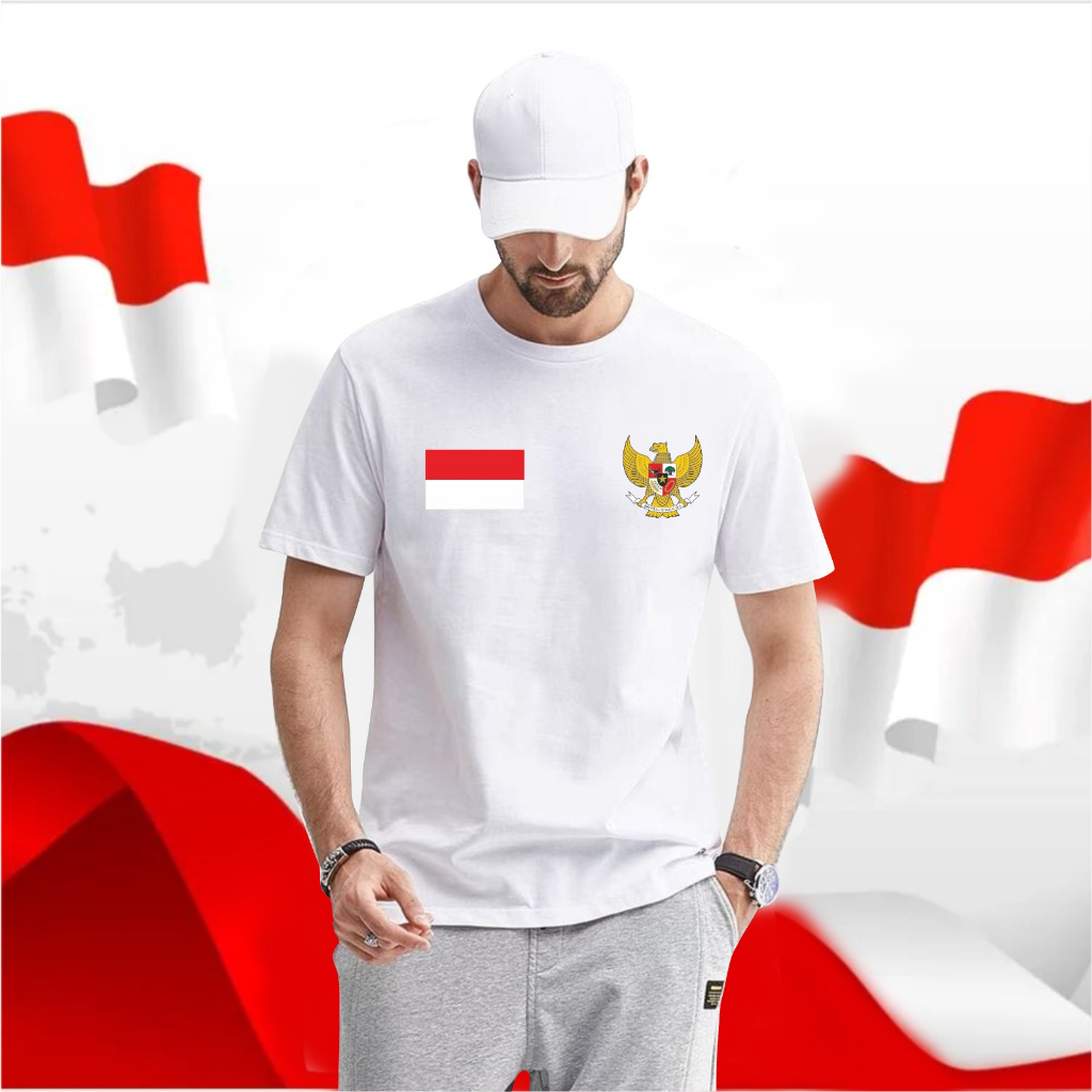 Baju Kaos 17an Agustus Indonesia / Dirgahayu Republik indonesia Tshirt Premium
