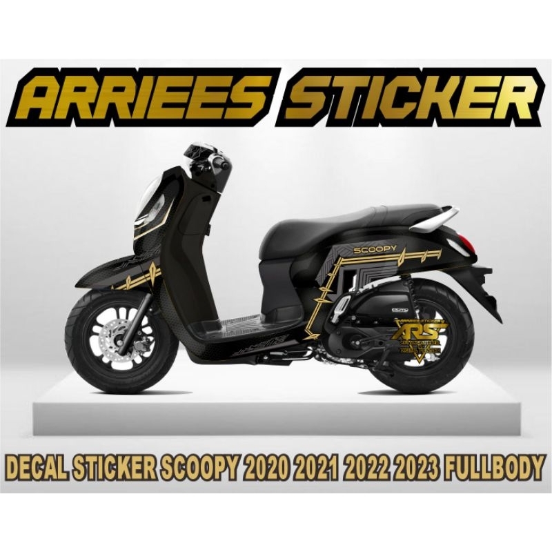 DECAL STICKER SCOOPY 2020 2021 2022 2023 FULLBODY SCOOPY PRESTIGE FULLBODY