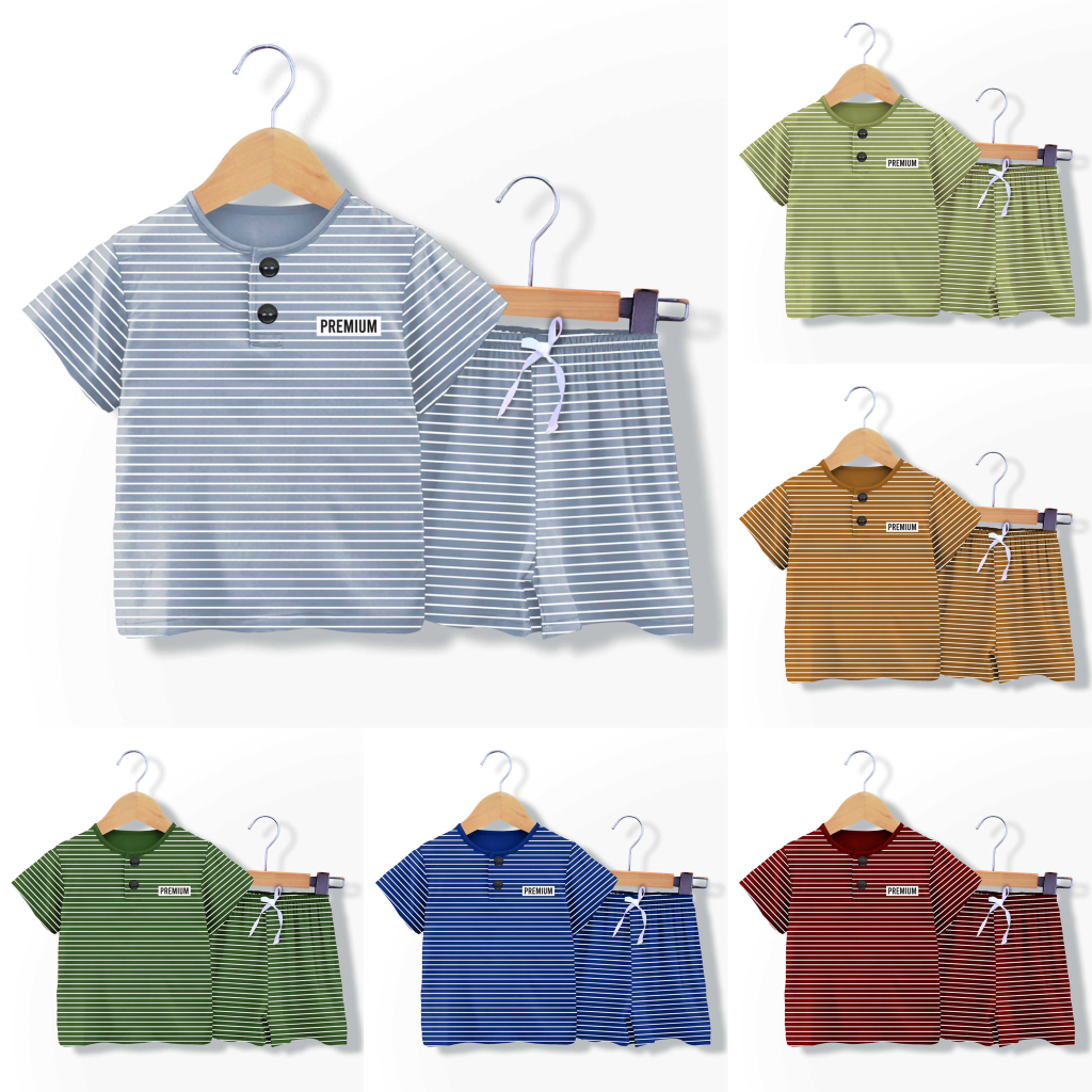 	 ODOM SETELAN KIANO SALUR/SETELAN BAJU ANAK LAKI LAKI UMUR 1-4 TAHUN	