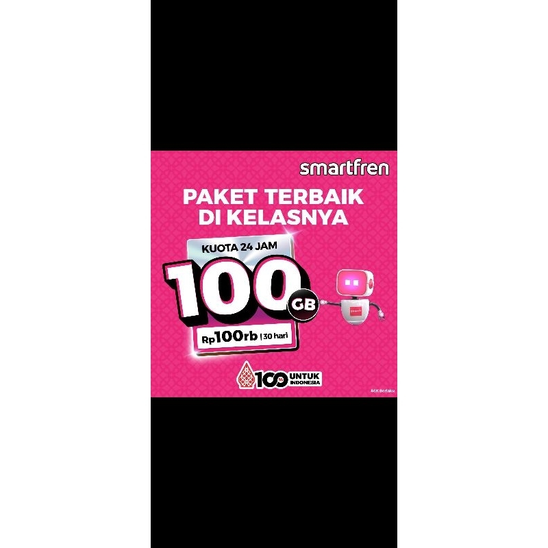 voucher dan kuota smartfren 100Gb