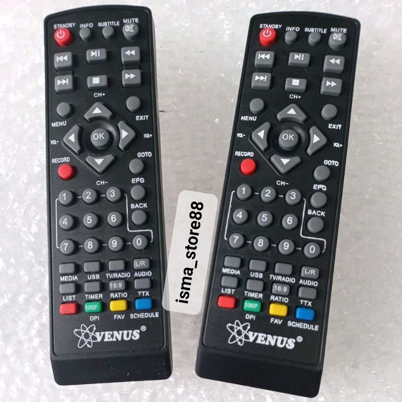 REMOT STB DVB T2 VENUS CABE RAWIT