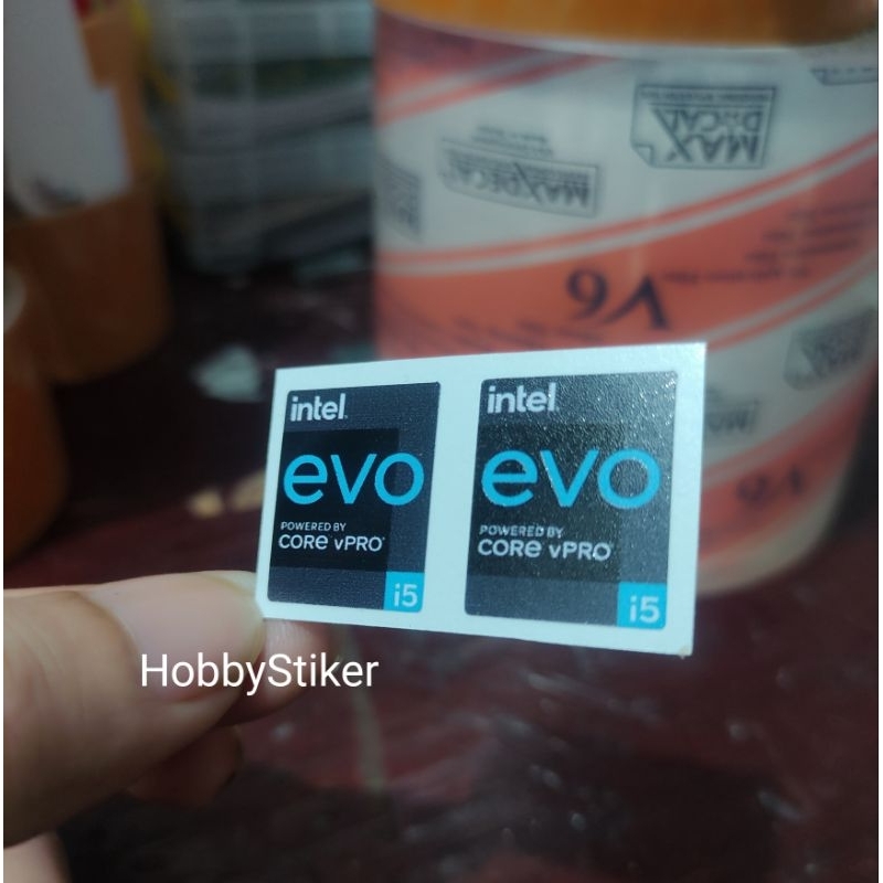 Stiker core i5 evo untuk pc laptop notebook