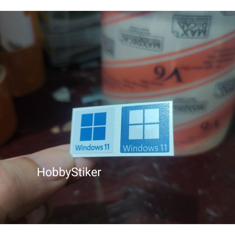 Stiker windows 11 untuk pc laptop notebook