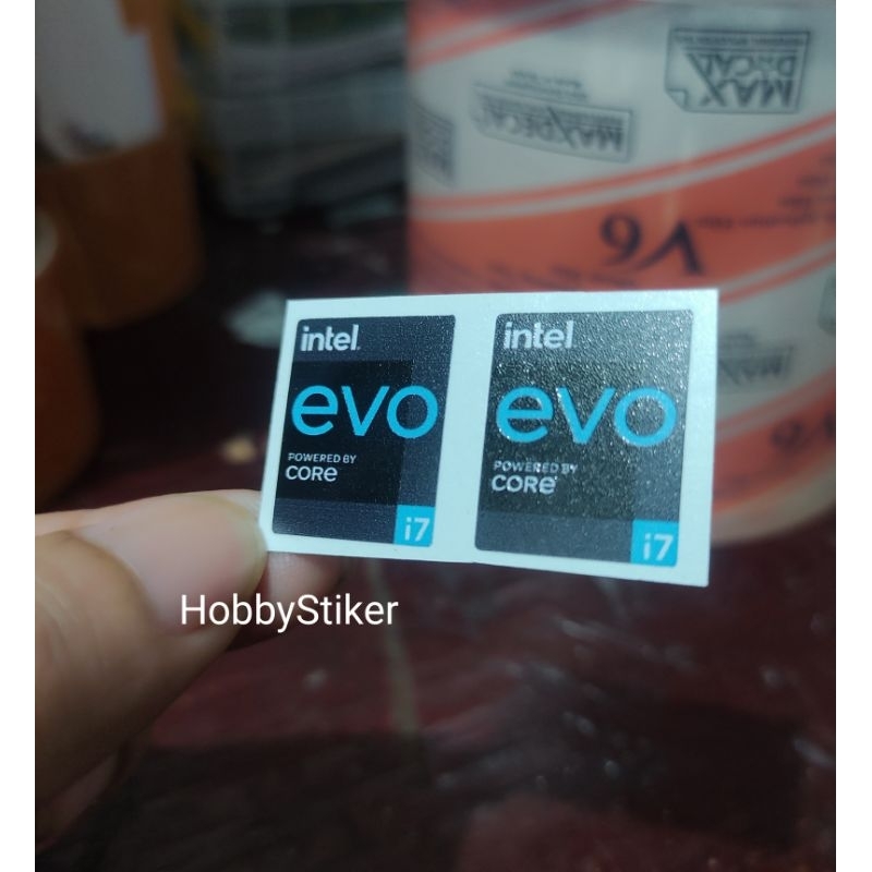 Stiker core i7 evo untuk pc laptop notebook