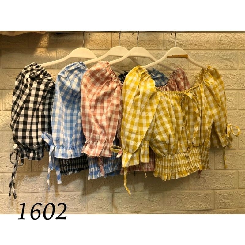 Crop Top Puffy Organza