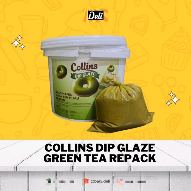 

Collins Dip Glaze Green Tea 500gr / Saus Manis Topping Selai Rasa Teh Hijau 500gr
