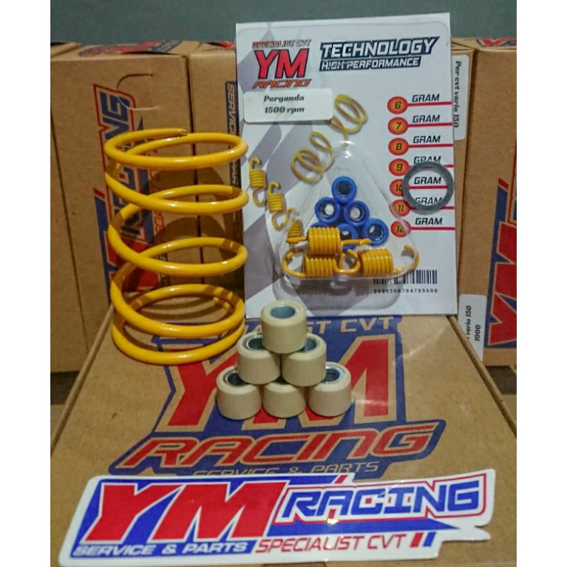 YM RACING PAKET UPGRADE CVT 1500 RPM (YAMAHA) Mio J / XRide 115 / Fino 115 / Fino 125 / M3 125 / Nma