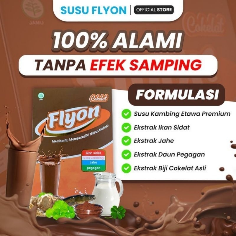 

Paket 5 Box SUSU FLYON ORIGINAL-SUSU HERBAL PENAMBAH NAFSU MAKAN ORIGINAL